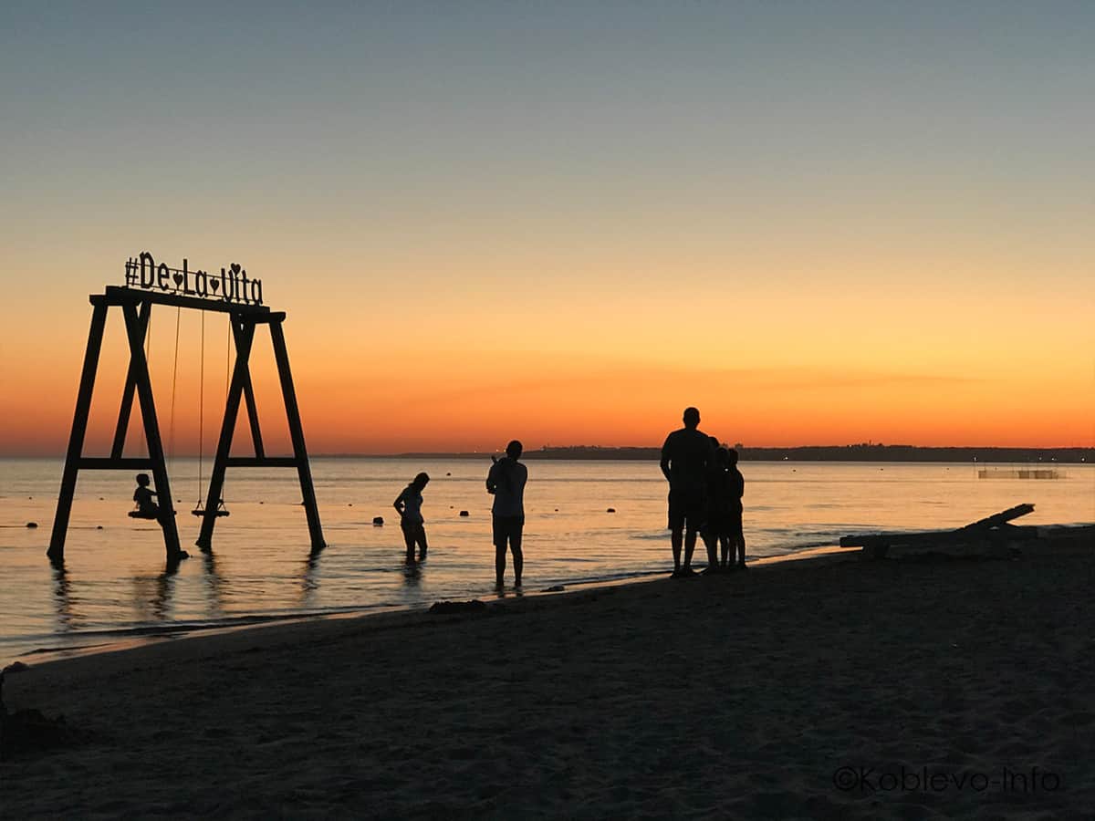 фото заката в Коблево