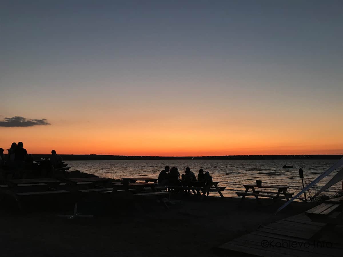 фото заката в Коблево