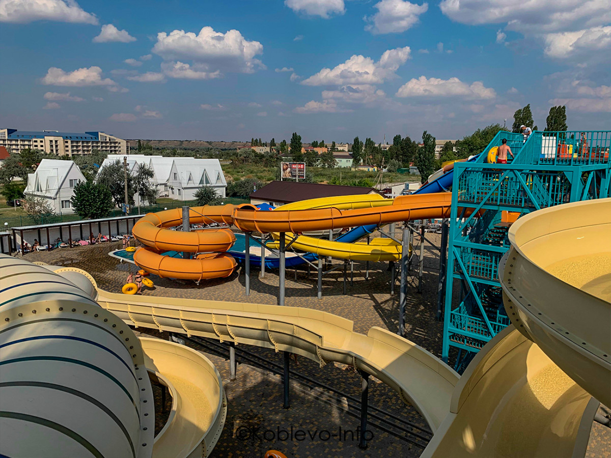 Аквапарк Орбита в центре Коблево