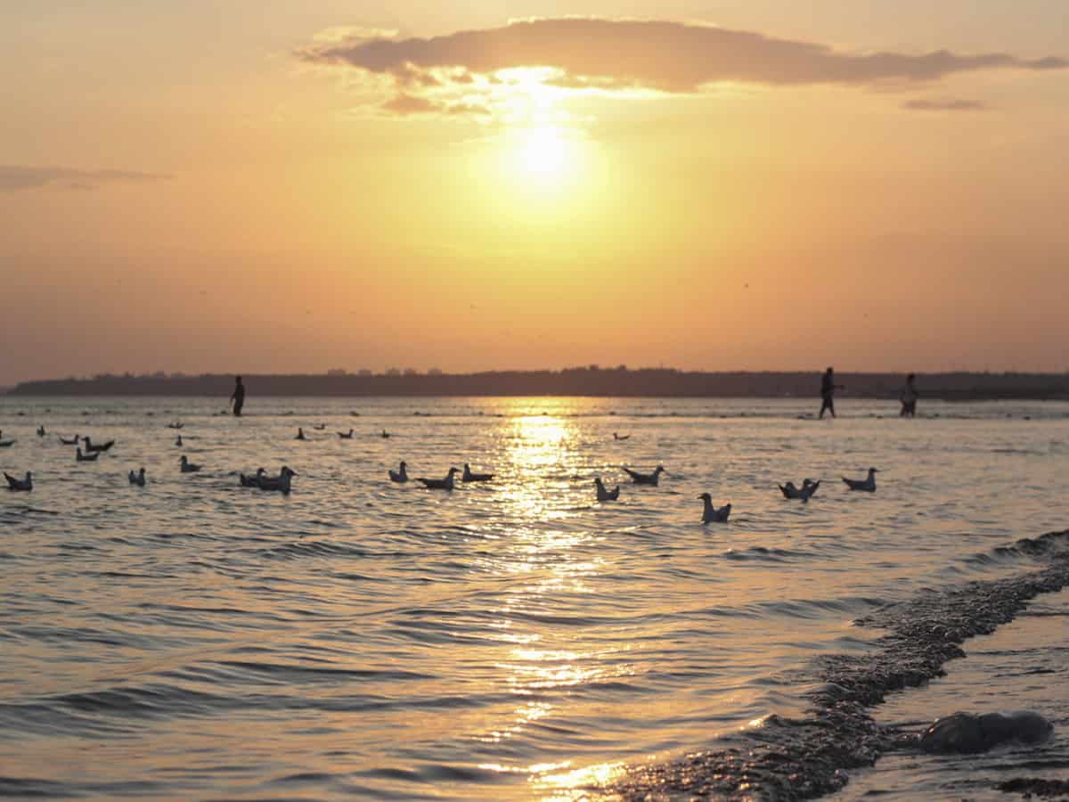 Закат в Коблево