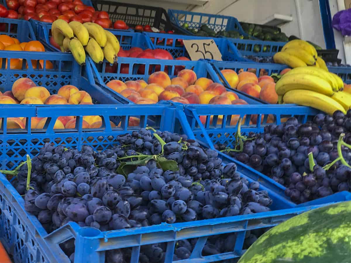 Цены на фрукты в Коблево