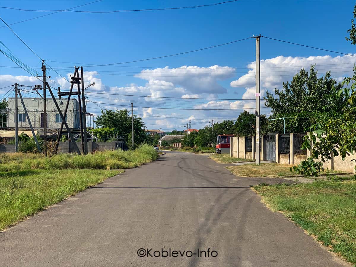 Частный сектор в селе Коблево