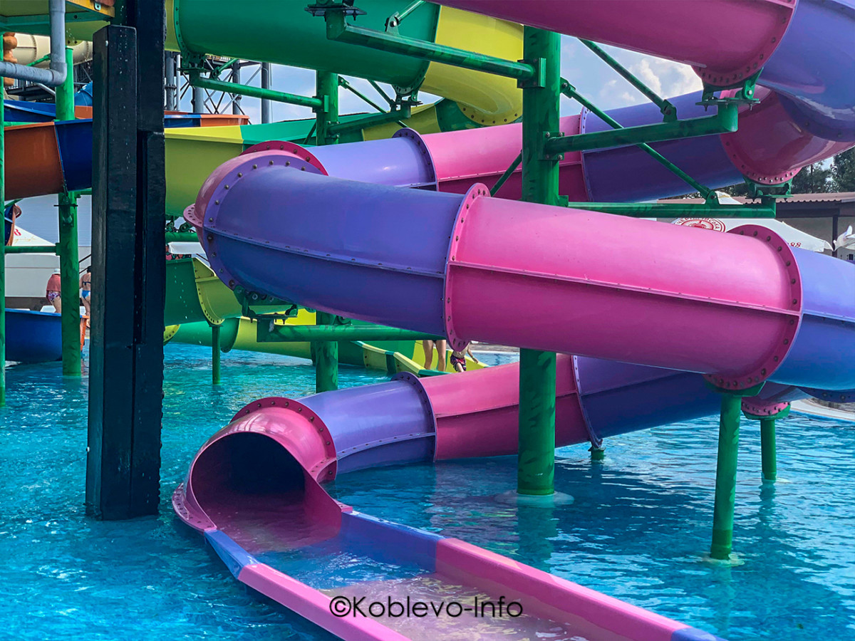 Аквапарк Коблево. Горки