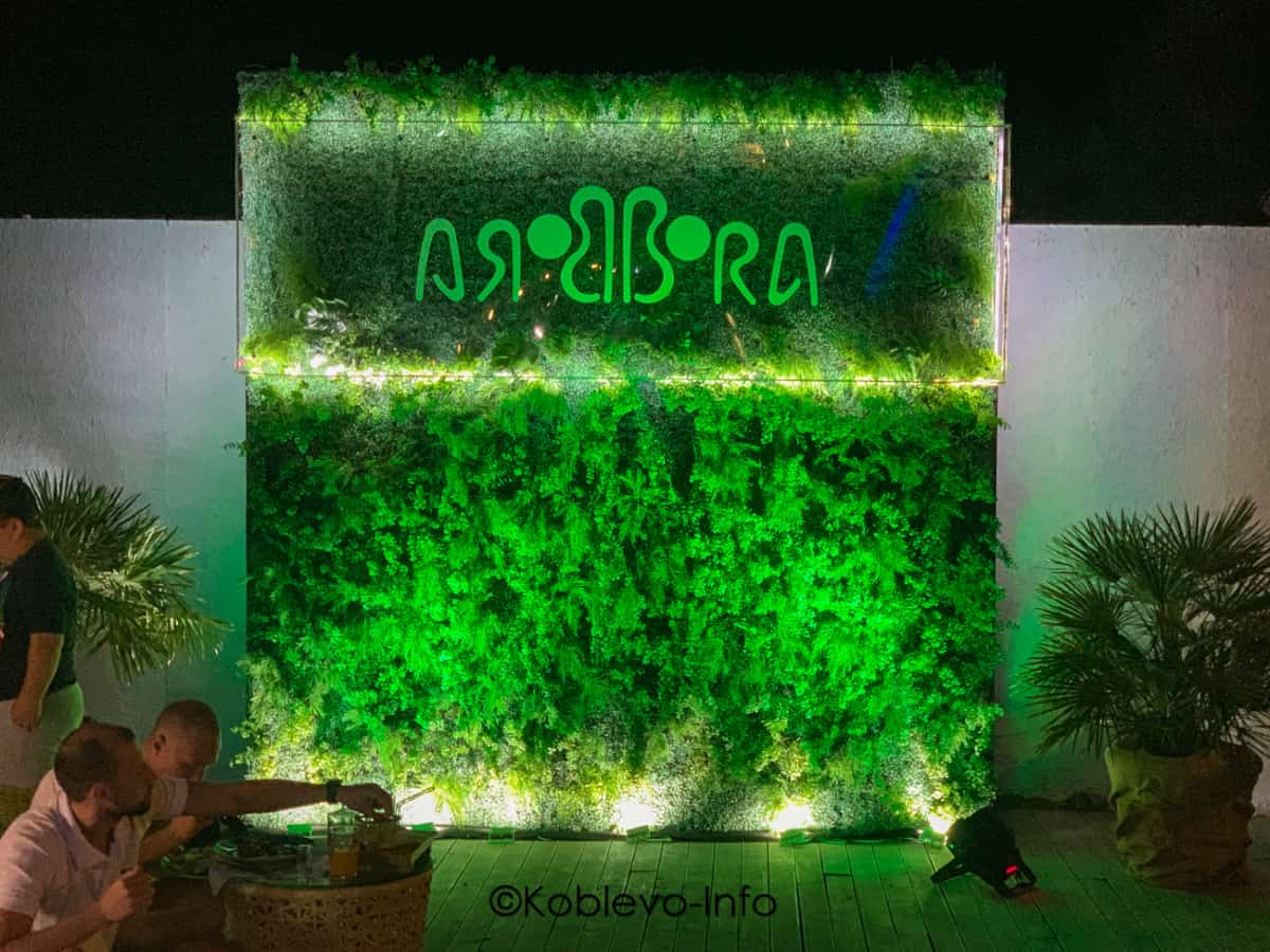 Ночной отдых на пляже Бора Бора в Коблево