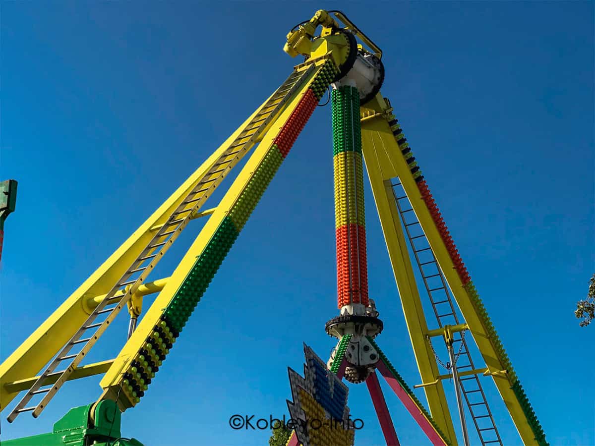 Экстремальные аттракционы в луна парке Коблево