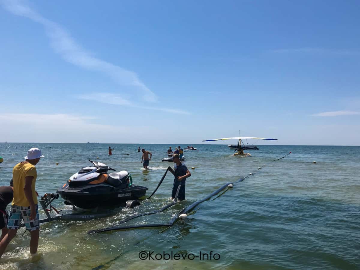Как активно провести время на пляже в Коблево