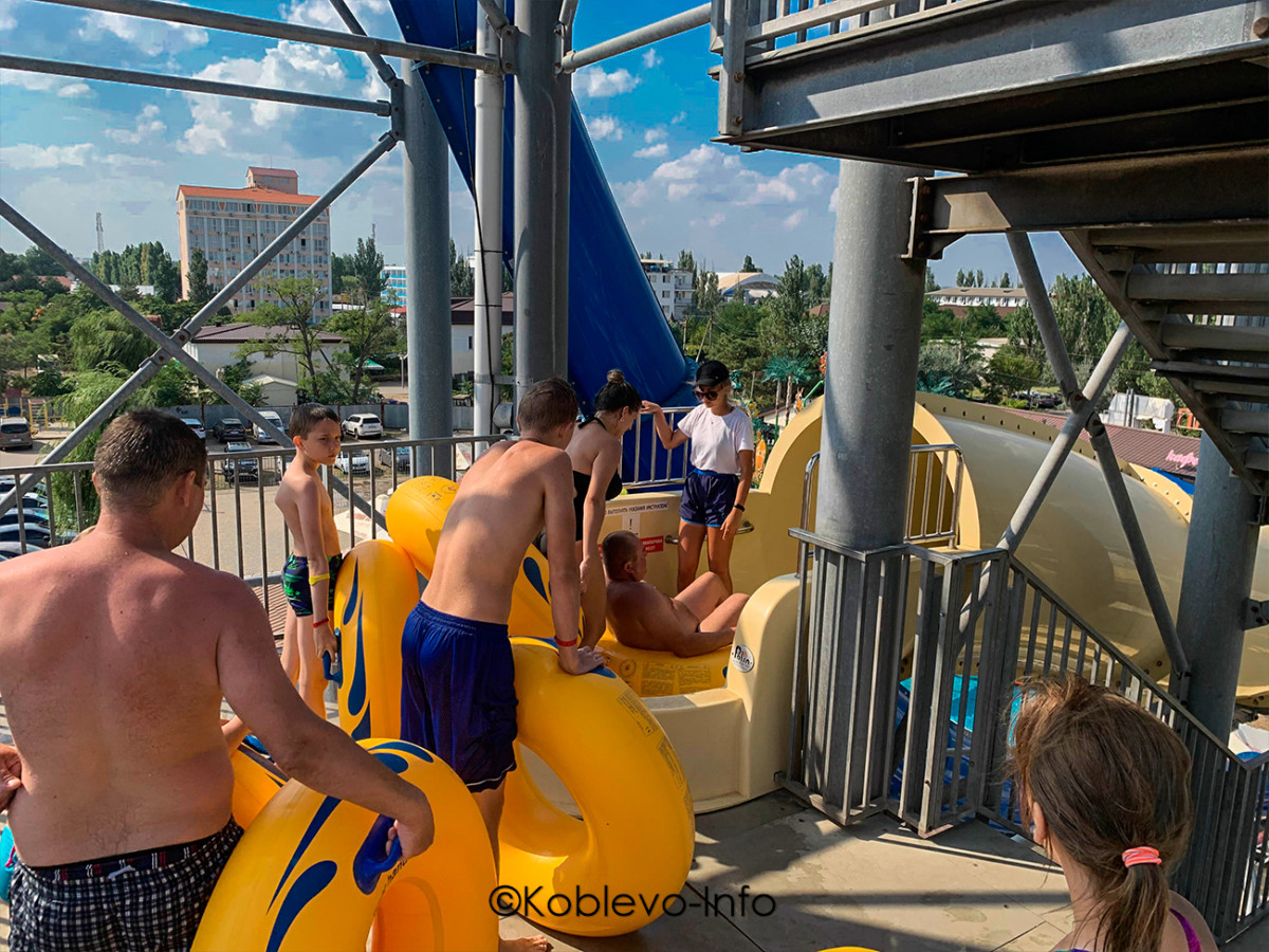 Водные аттракционы в Коблево