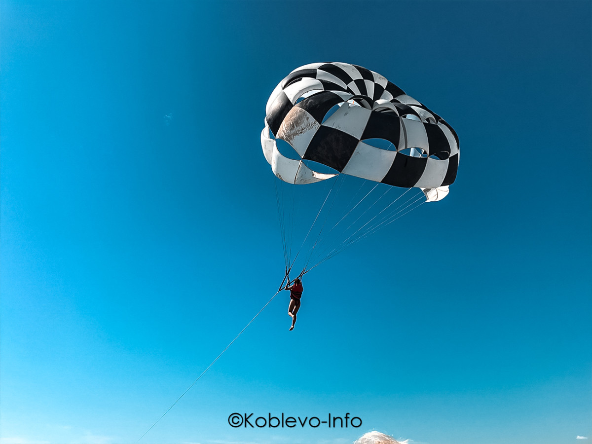 Полет с парашютом в Коблево