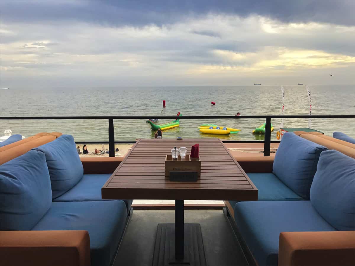 Ресторан с видом на море в Коблево