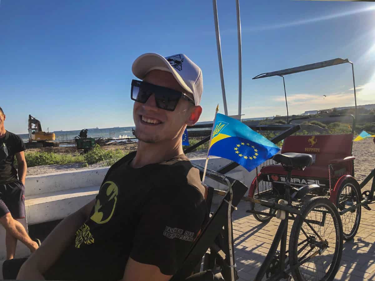 Велорикши в Коблево