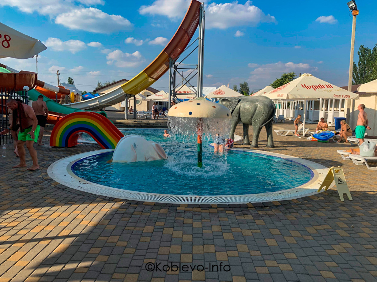 Развлечения в аквапарке Орбита в Коблево