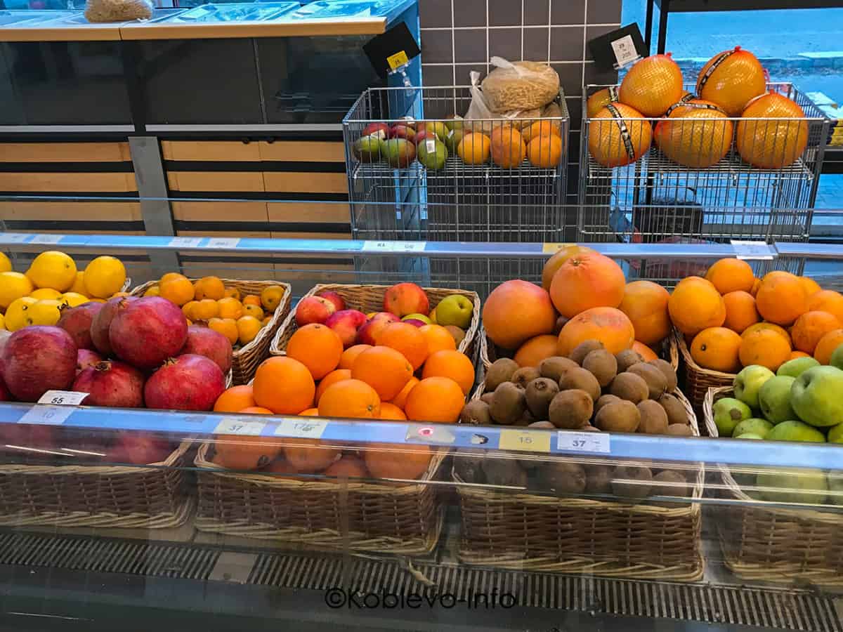 Купить фрукты в Коблево