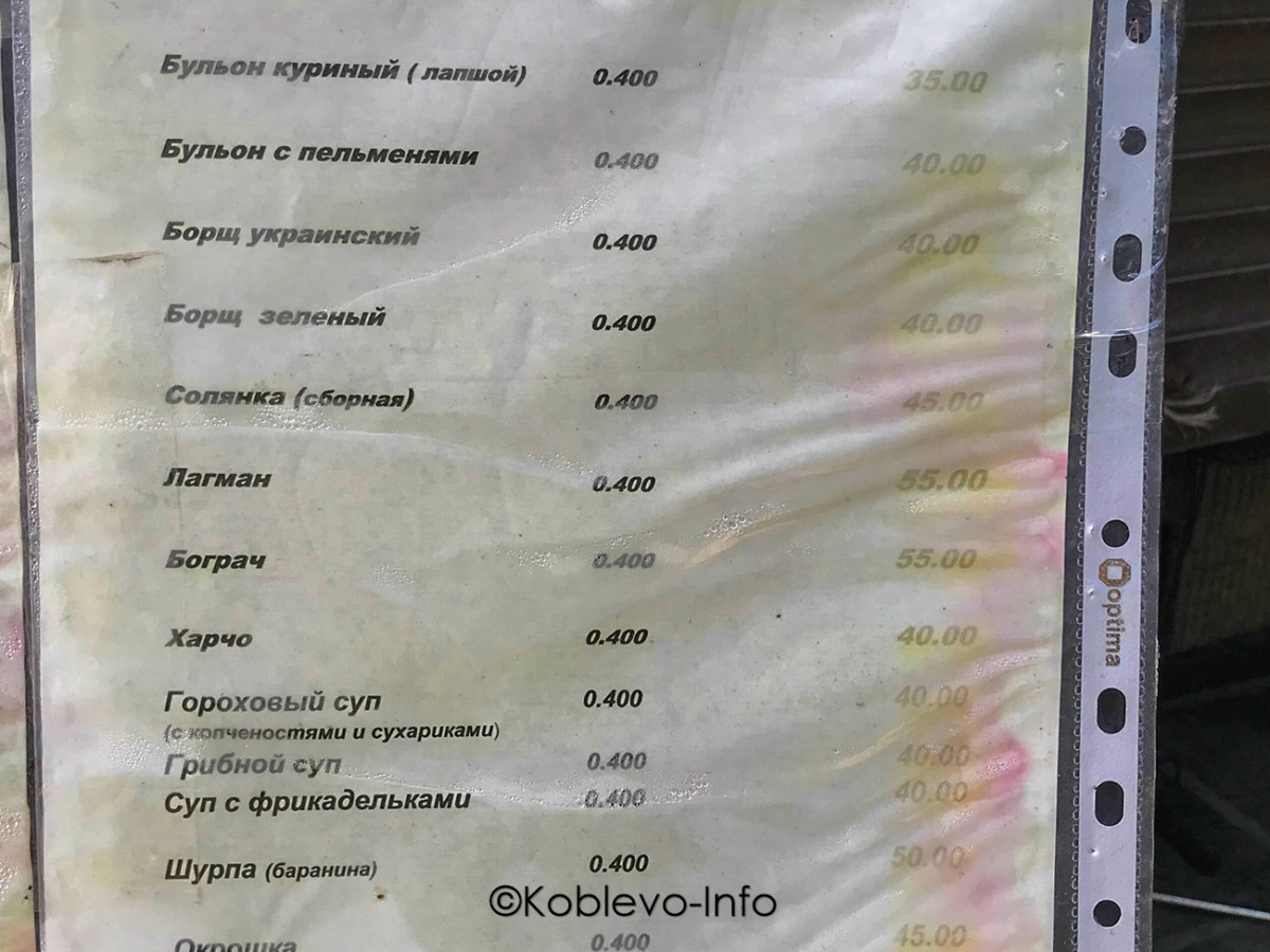 Кафе домашней кухни с приемлемыми ценами в Коблево