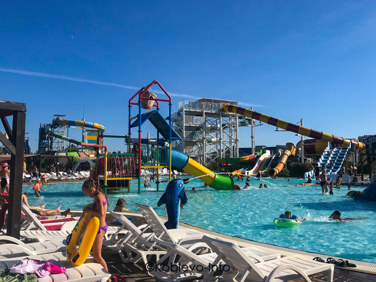 В аквапарке Коблево есть детский бассейн