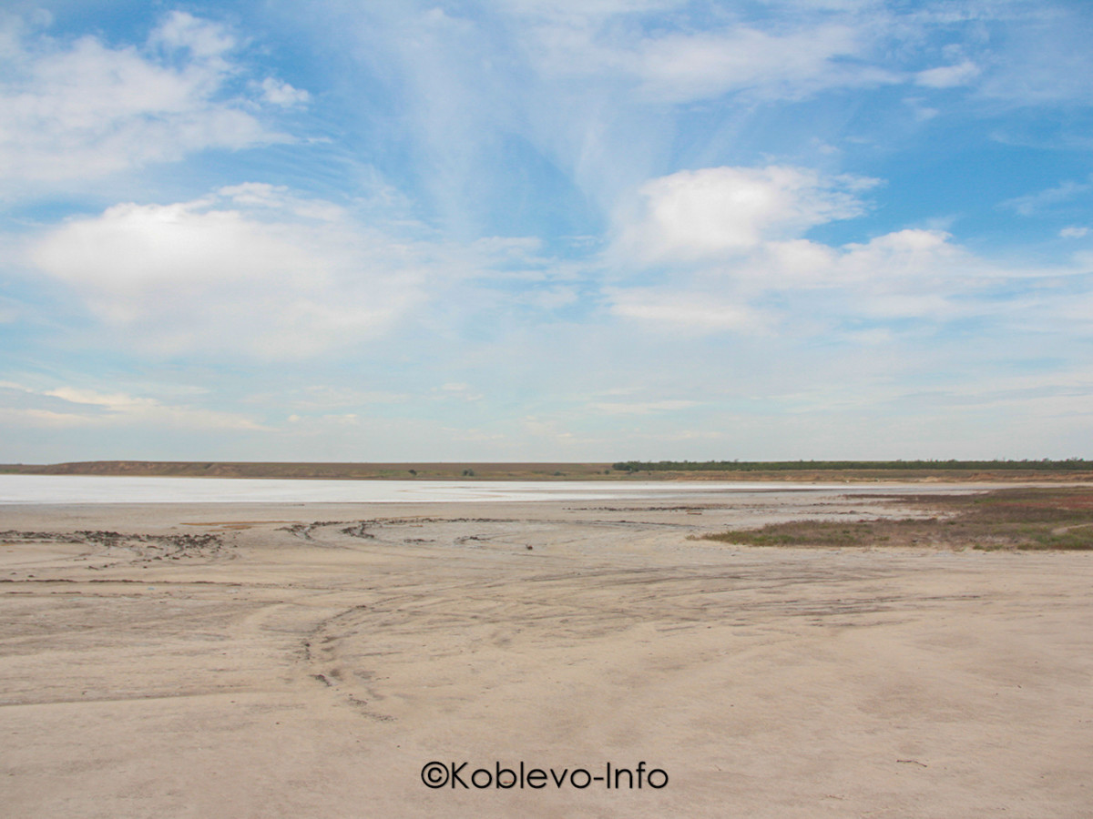 Соленое озеро в Николаевской области