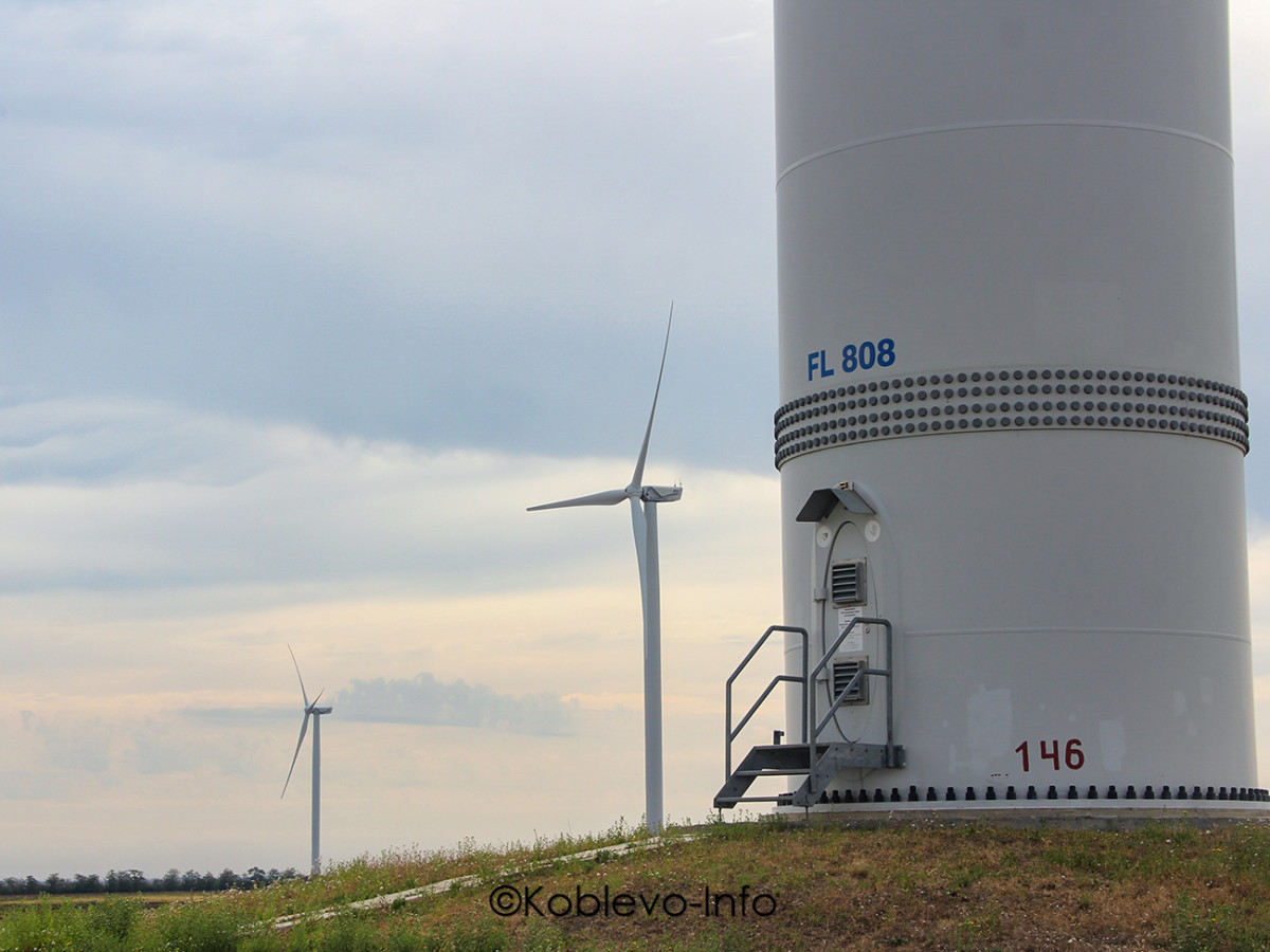 Ветряная электростанция в селе Тузлы