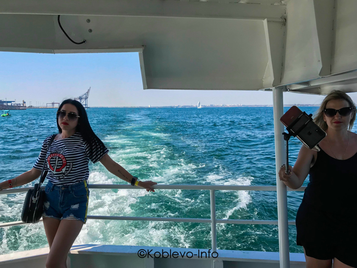 Фото на катере в Одессе