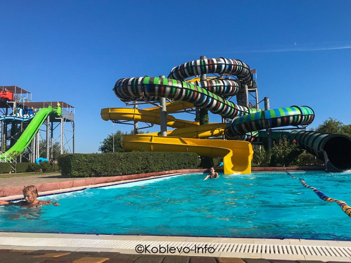 Горки в аквапарке Коблево
