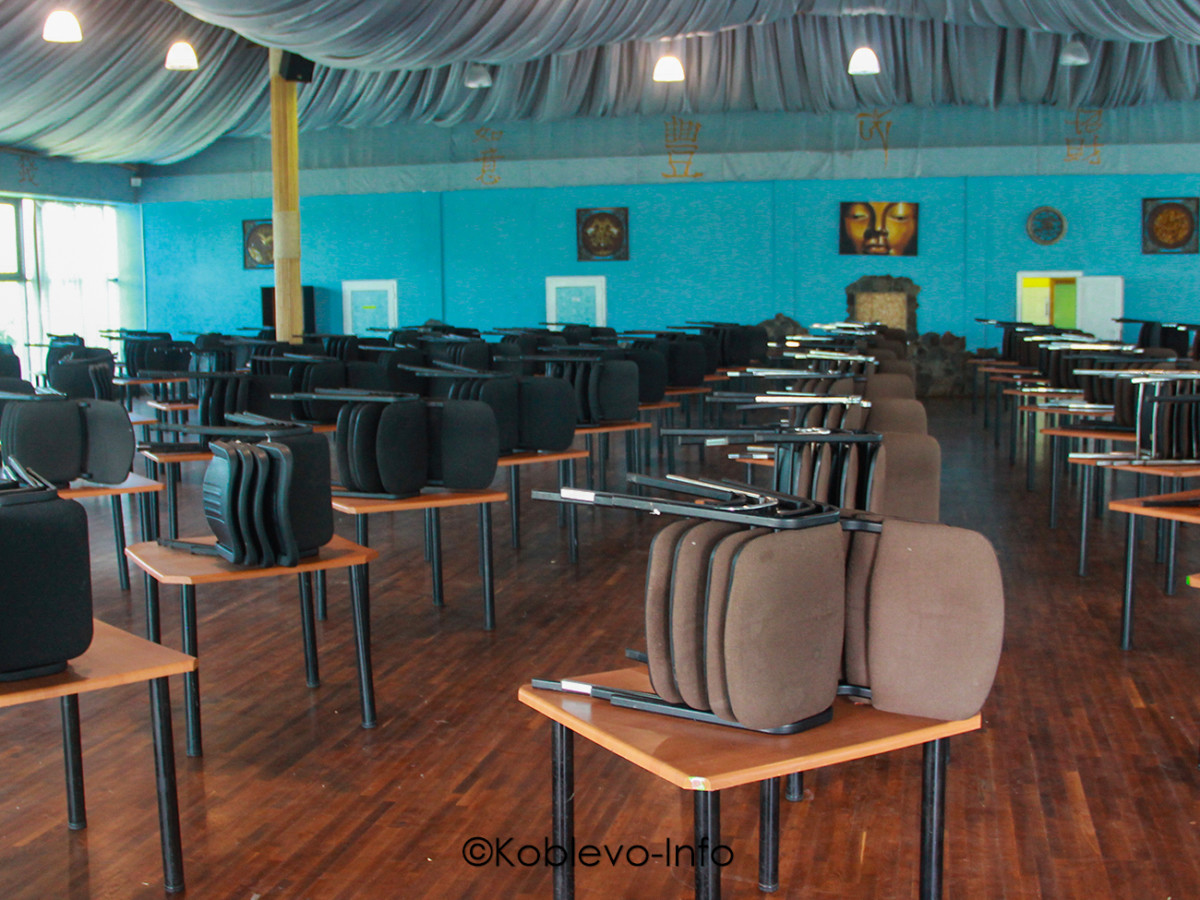 База отдыха Лотос в Коблево. Фото столовой