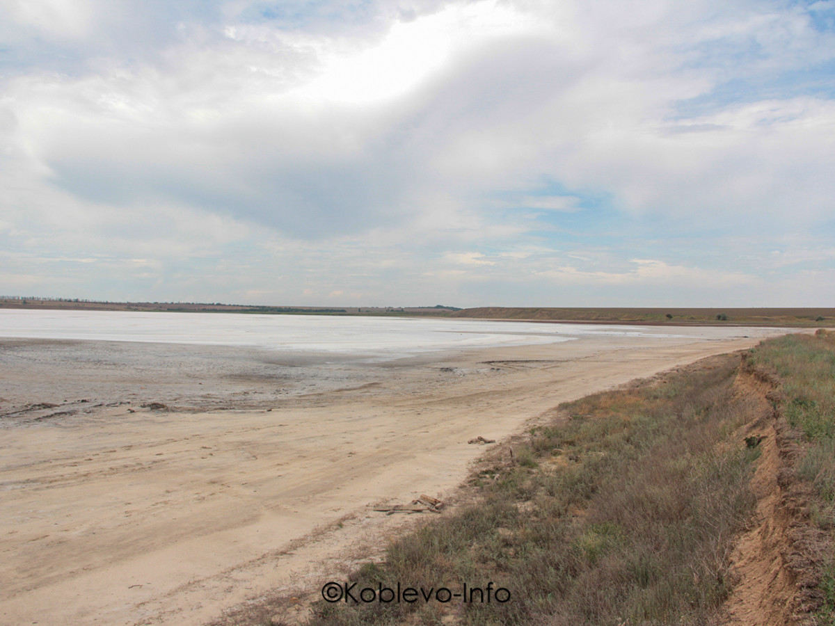 Фото соленого озера Тузлы в Николаевской области
