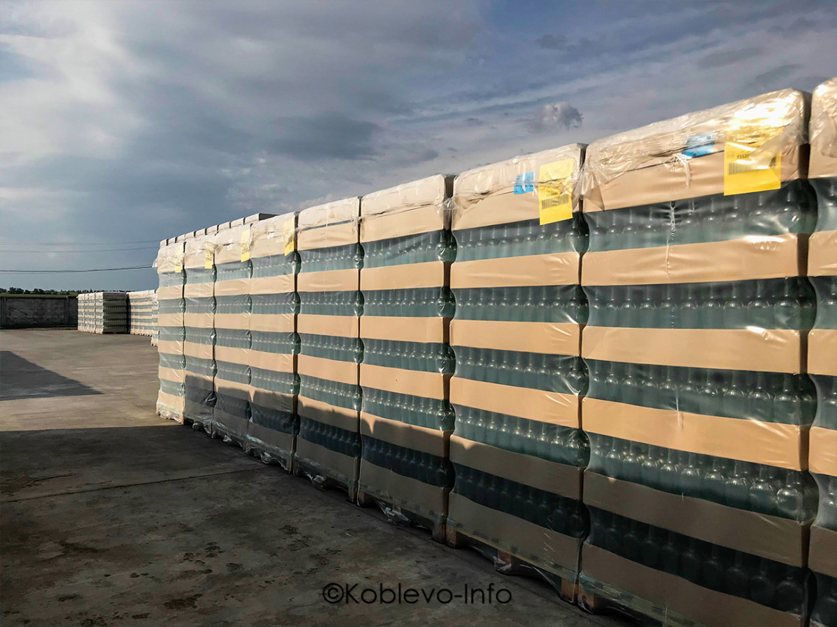 Новая тара для вина на винзавод Коблево