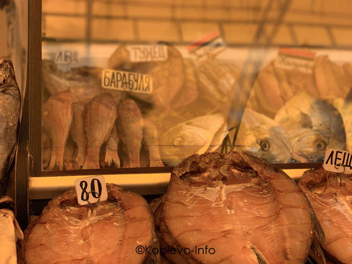 Цены на вяленую рыбу в Коблево