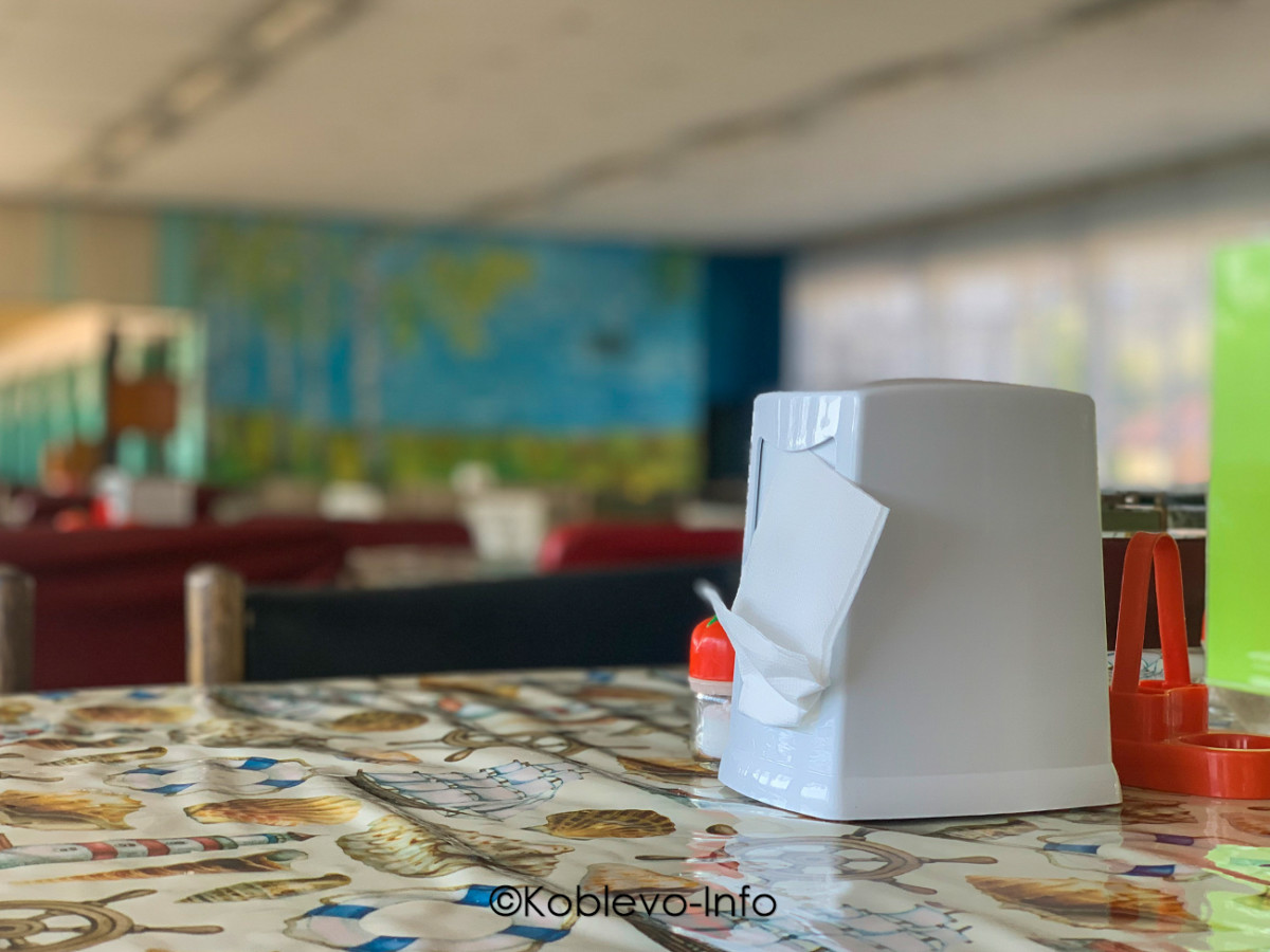 Столовая на базе отдыха Черноморец в Коблево