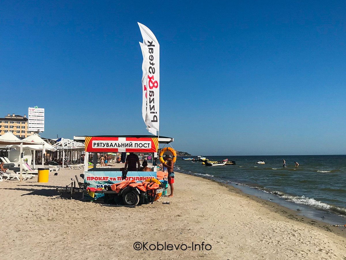 Сколько стоят водные аттракционы в Коблево 2021