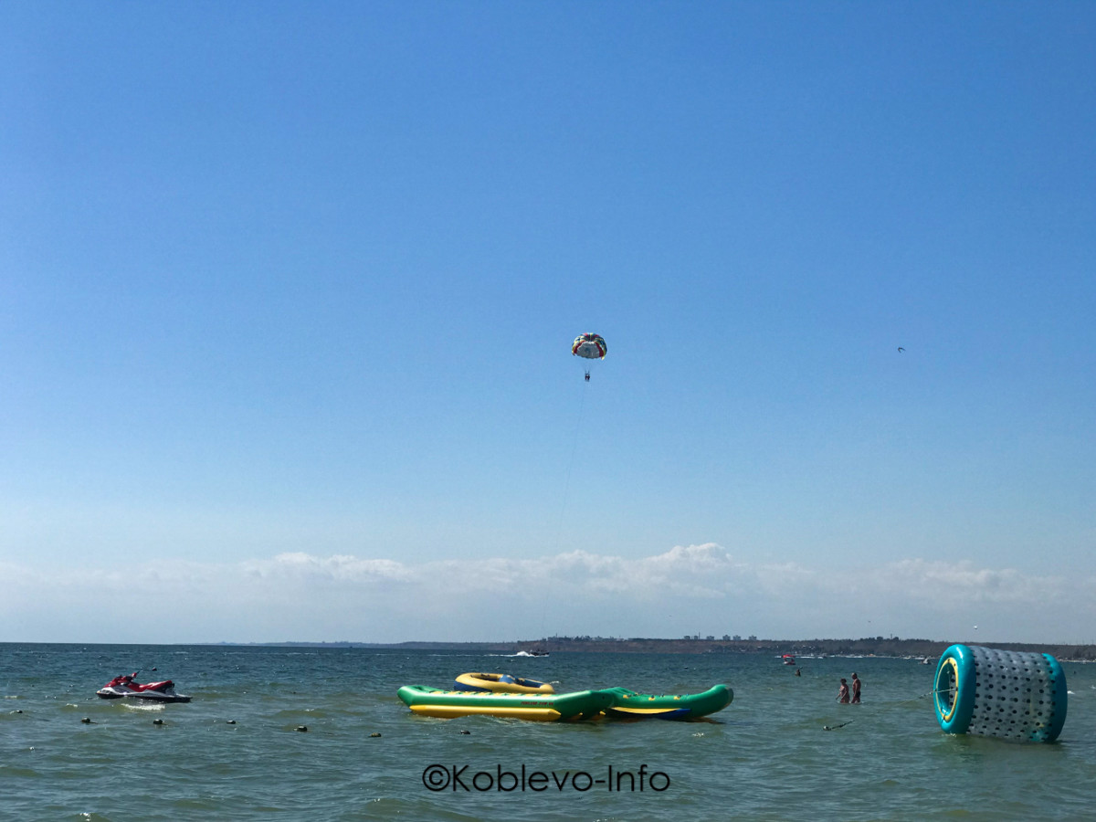 Полет с парашютом в Коблево