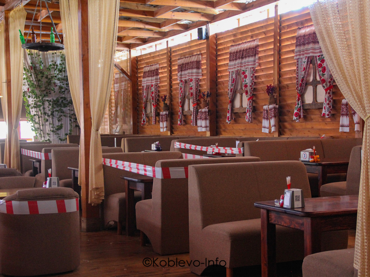 Интерьер ресторана Хуторок в Коблево